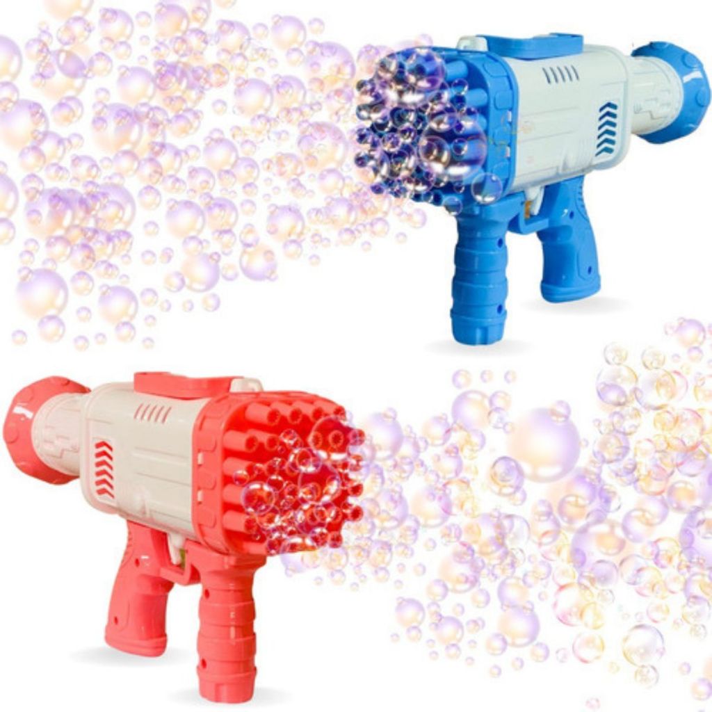 Bolha De Sabão Pistola Arma Brinquedo Lança Bazuca Criança