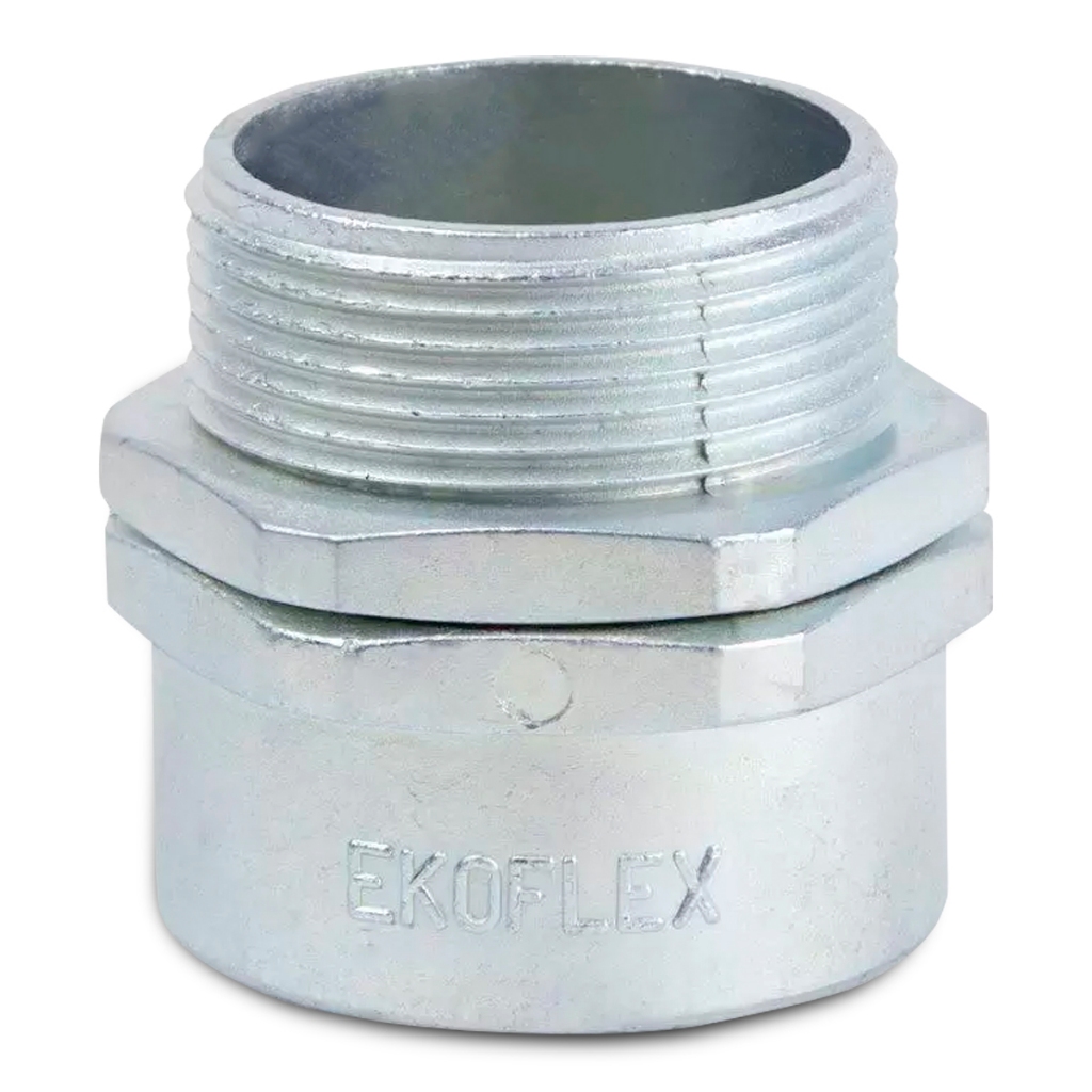 Conector Eletroduto Macho 1.1/4 Polegadas Rosca Bsp Ekoflex