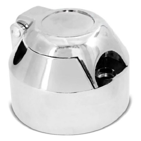 Tomada Fêmea P/ Engate Reboque Carretinha 6polos Cromo OFERTA