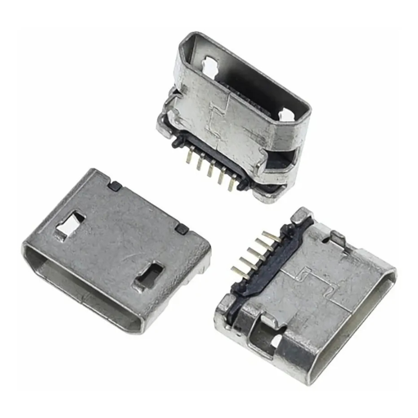 Conector Carga Micro Usb V8-5 Pinos / Cel. Tablet