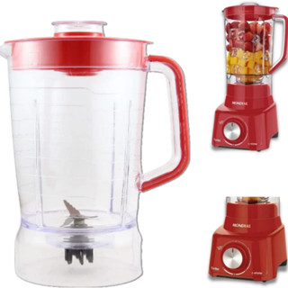Copo Liquidificador Mondial L-850w / L900w Cristal Vermelho envio rápido