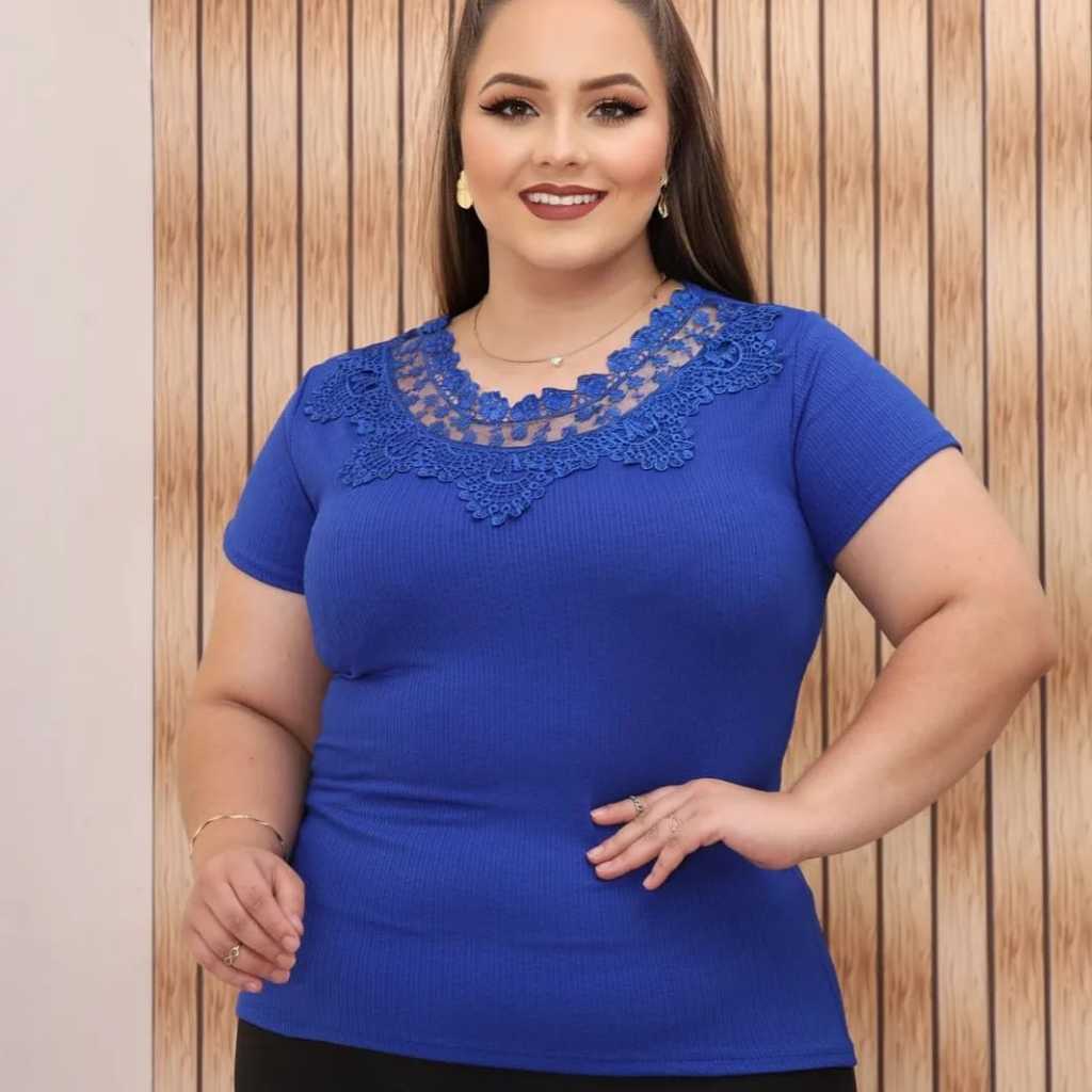 blusa plus size feminina  tecido  viscolycra