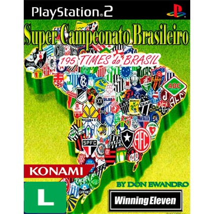 Super Campeonato Brasileiro 195 Clubes Playstation 2 / PS2