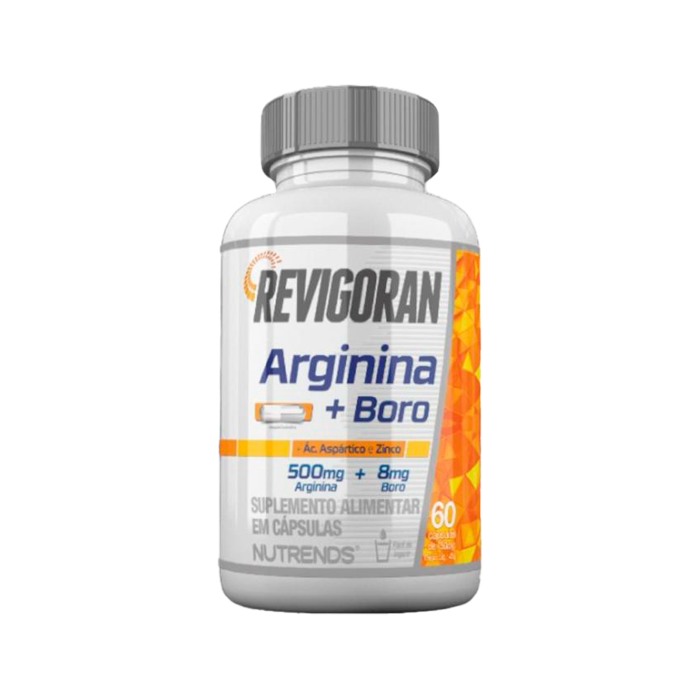 Arginina + Boro (Com Ácido Aspártico e Zinco) 60 Cápsulas - Nutrends
