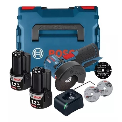 Esmerilhadeira Bosch Angular 2 Bateria Gws 12v-76 Biv Maleta em Oferta na Shopee