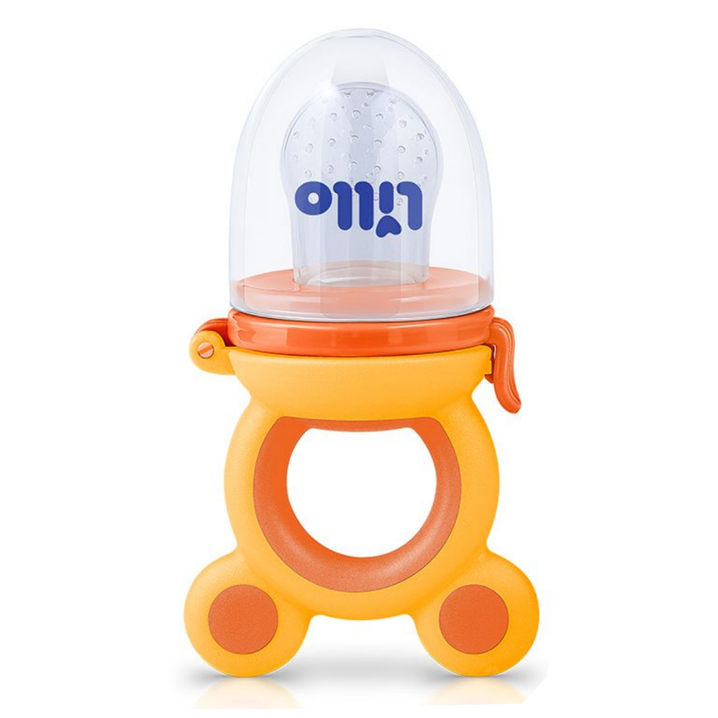 Chupeta Alimentadora de Frutas Lillo +6 meses para Bebê Silicone Macio e Flexível com Alça em Oferta na Shopee