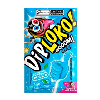 Pirulitos Diploko Like GELO Explode na Boca Unidade de 11g Sabor Menta Ice sensação de gelar a boca.