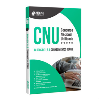 Apostila CNU 2024 - Conhecimentos Gerais para os blocos de 1 a 3