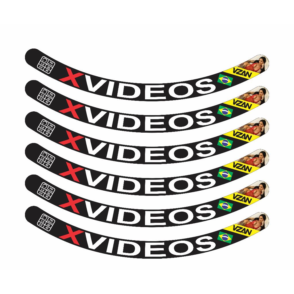 Adesivos Vmaxx Quiksilver XVIDEOS para Roda Bike Aro 24/26 e 29