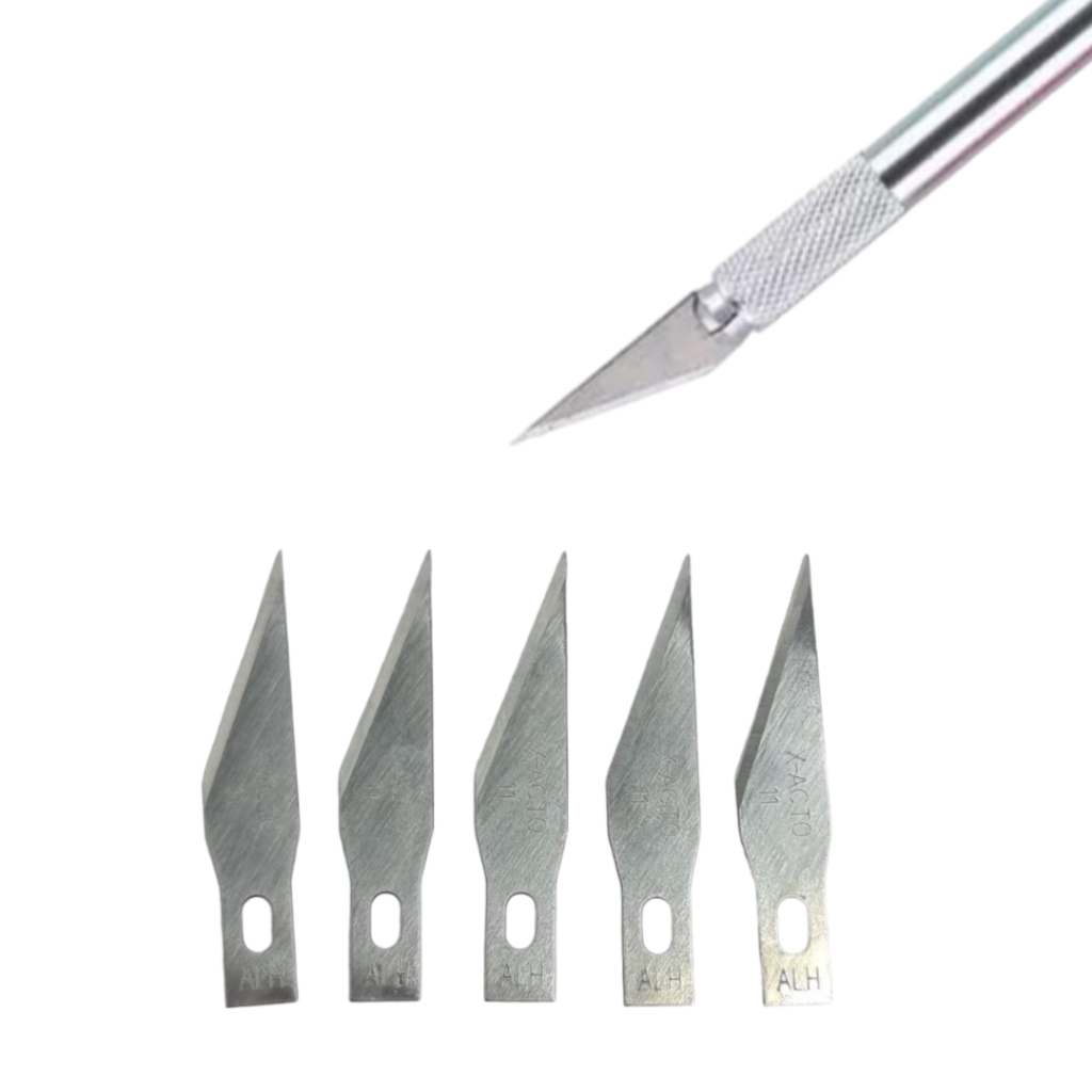 Kit 10 Lâmina Para Bisturi N°11 Estilete de Precisão Assistência Técnica