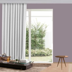 Cortina Corta Luz Max Blecaute Blackout 1,40 X 1,80 PVC Trilho Suíço Deslizante 01 Folha/Peça