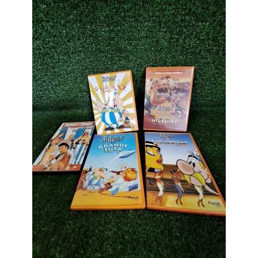 DVD Asterix & Obelix &Vikings&O Gaulês&Cleópatra&A Grande Luta