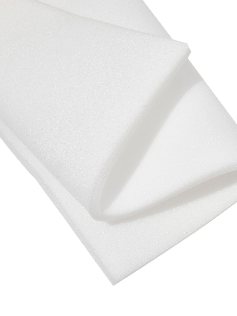 Espuma sob medida D28 50m x 50cm x 1cm para Estofado Cadeira Almofada Banqueta 1 peça Promoção