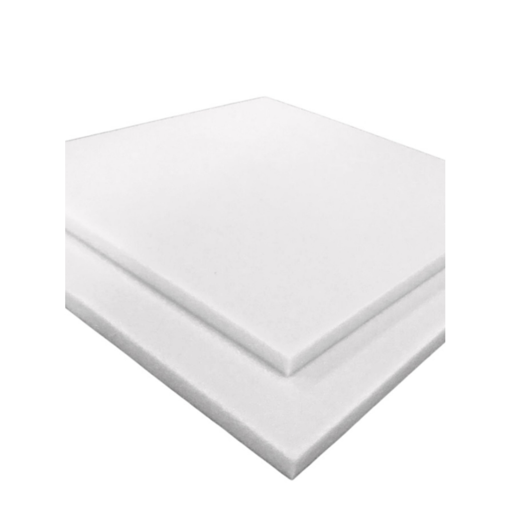 Espuma sob medida D28 45cm x 45cm x 1cm para Estofado Cadeira 1 peça