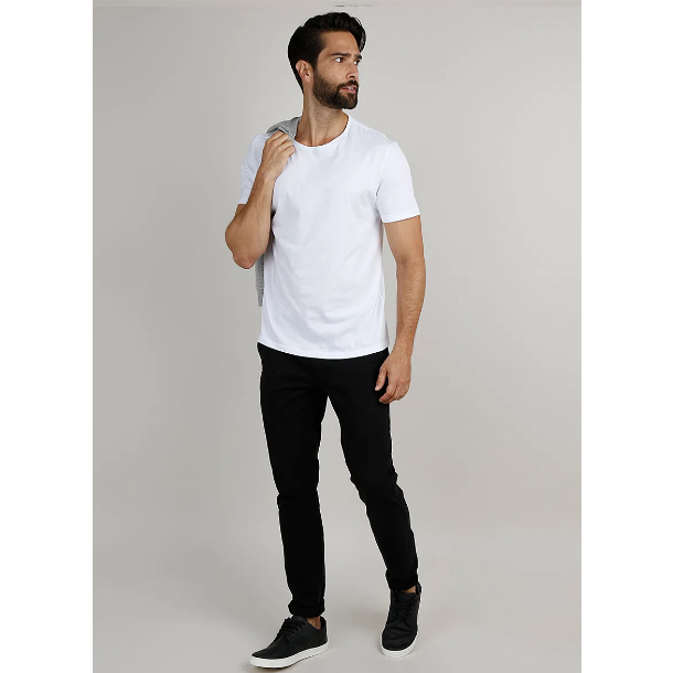 Camisa Hering  Camiseta Básica Lisa Masculina Tipo Hering P ao XG