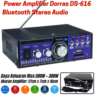Mini Amplificador Bass Bluetooth USB SD FM MP3 Som surround FM AUX USB SD controle remoto Home Cinema