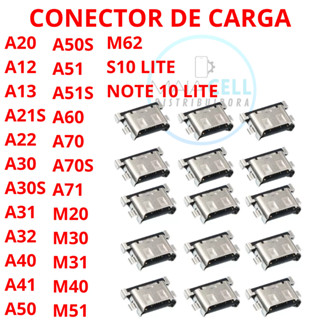 Kit Conector De Carga Solto A20 A30 A50 M20 M30 A70S S10 LITE TIPO C Samsu