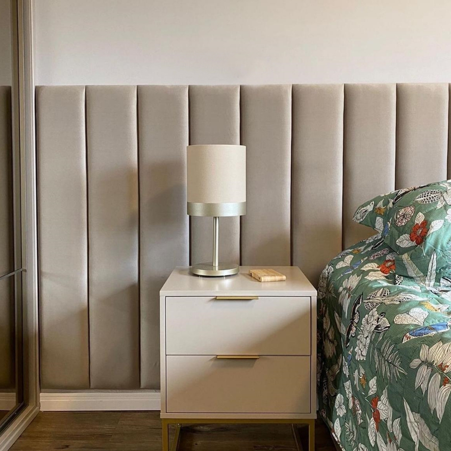 Cabeceira 1 módulo VELUDO 1.20mx20cm suede aveludado, modulada estofada em Oferta na Shopee