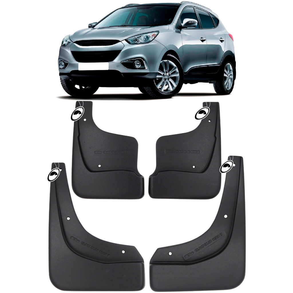 Jogo Apara Barro Protetor Lameira Flap Hyundai IX35 2011 a 2022