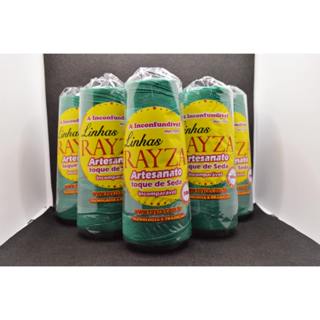 Linhas Rayza Artesanato ++ Grossa tex 288 Heat-Set 98009 Verde Musgo Pack com 5 Un. em Oferta na Shopee
