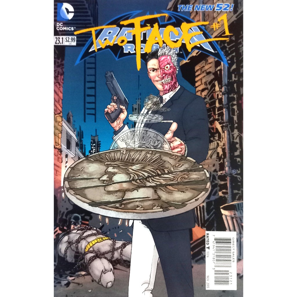 Hq DC Batman and Robin 23.1 - Two-Face - The New 52! - Importada - 2013