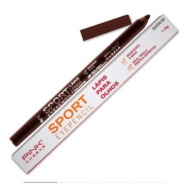 Lapis para Olhos Prova D'agua Sport Eyepencil Marrom - Pink Cheeks