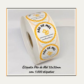 Etiquetas Adesivas Para Pão de Mel Caseiro em Oferta na Shopee