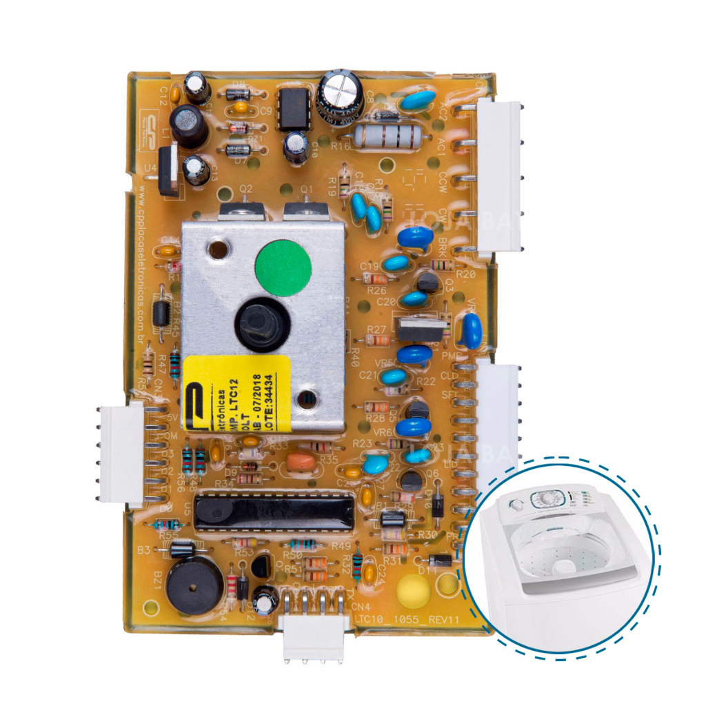 Placa de Potência Para Máquina De Lavar Eletrolux Ltc12