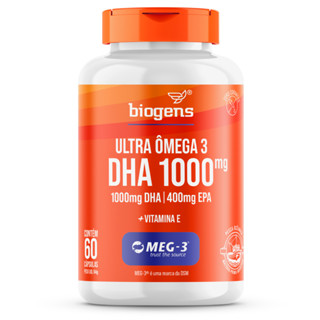 BIOGENS ULTRA ÔMEGA 3 DHA 1000 MEG-3 60 CAPS