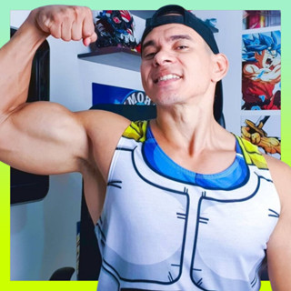Regata Longline Dragon Ball Traje Vegeta