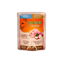 Racao Special Cat Sache Gatos Filhotes Frango 85g