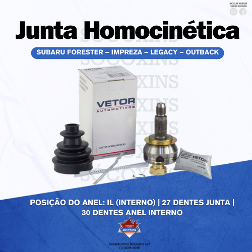 Junta Homocinética Para Subaru Vetor