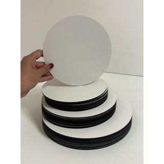 Kit 10 Cake Board Redondo 30cm 3mm em MDF para Bolo Torta