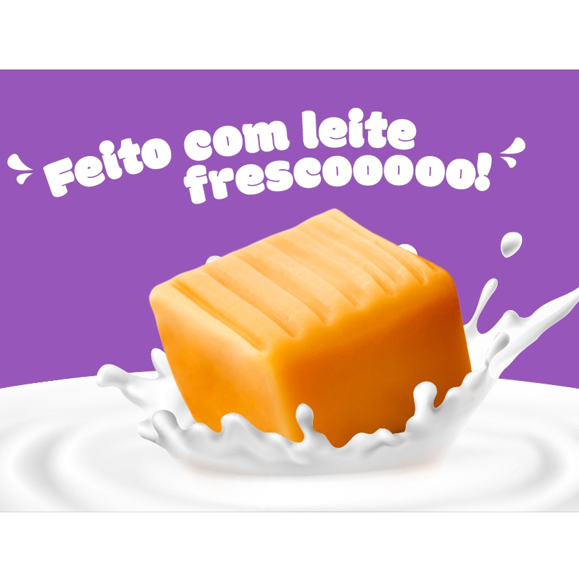 Bala de Caramelo Leite Sabor Baunilha 660g - Embaré Doces Clássicos · foto 2