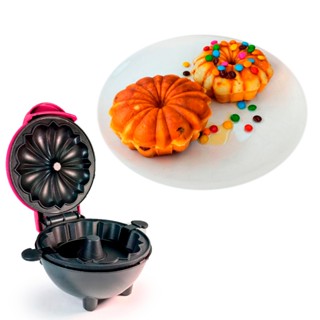 máquina de fazer mini bolo 110/220v mini cup cake elétrica forma de bolo anti-aderente