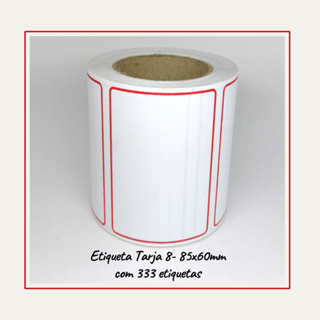 Etiqueta Para Preço Tarja 08 85x60 330 Etiquetas em Oferta na Shopee
