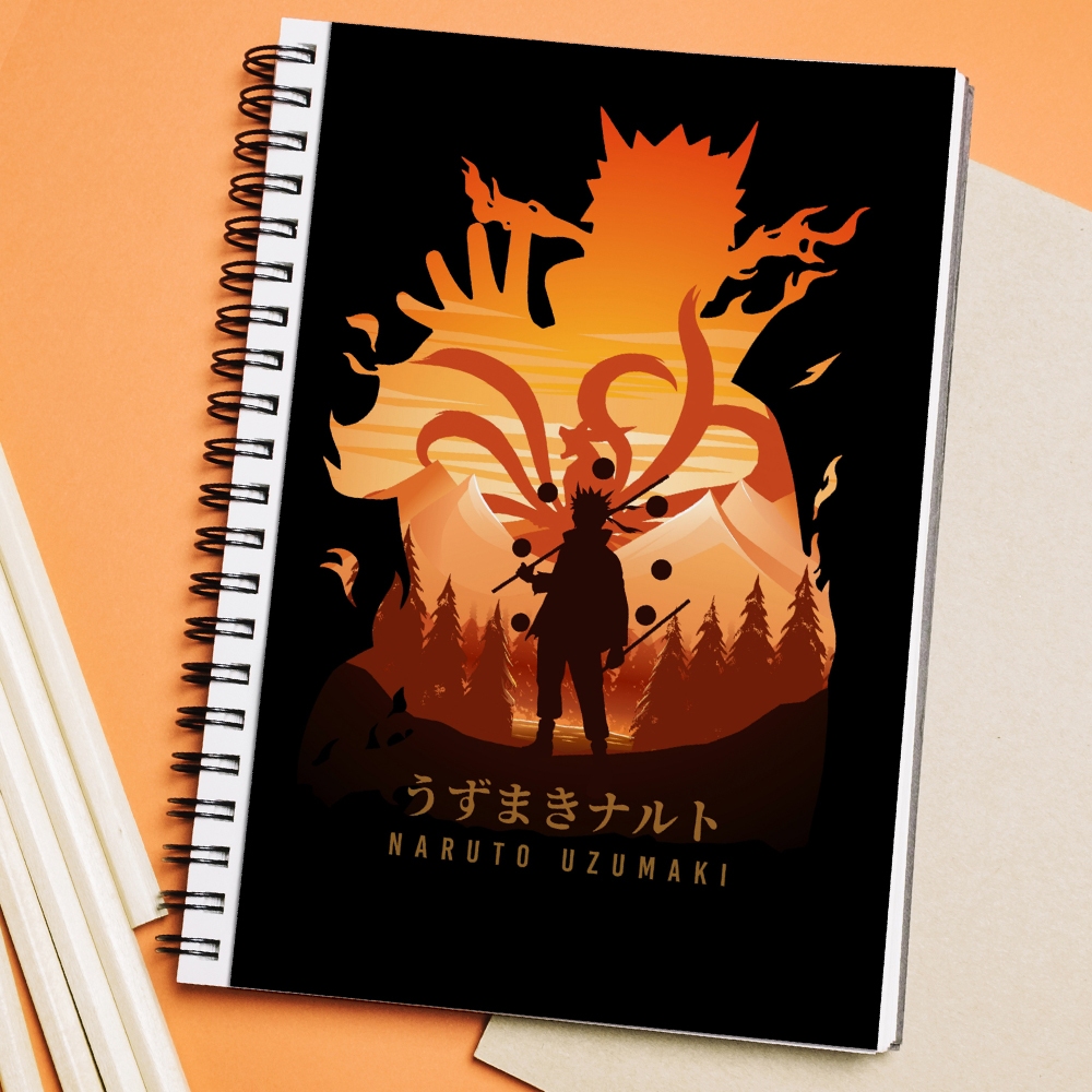 Adesivo para Capa de Caderno Naruto(16X24cm)Capa Caderno Personalizada Anime Material Escolar