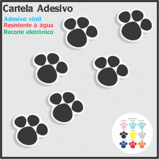 Kit 50 Adesivos Vinil Patinha de Coelho da Páscoa | Adesivo Caça Ovos | Adesivo Pegada Coelho em Oferta na Shopee