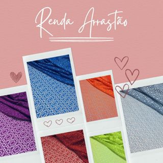 Tecido Renda Arrastão (1m x 1,50m) 96% poliéster 4% elastano