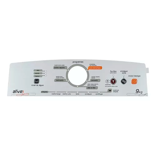 Painel Decorativo Adesivo Lavadora Brastemp Bwl09 W10247043