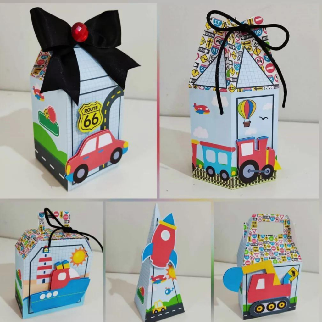 kit personalizado meio de transporte