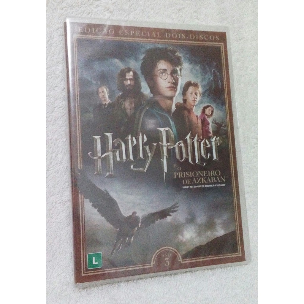 DVD Duplo - Harry Potter E O Prisioneiro De Azkaban - Original - Novo - Lacrado