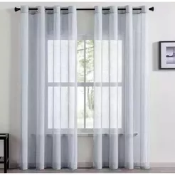 Cortina de Linho Voil Flame 2,80mts X 1,70mts Linho