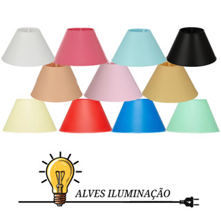 Cupula abajur infantil e adulto diversas cores