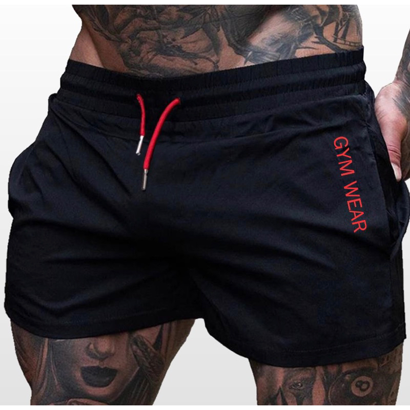 bermuda tactel gym bss curta mauricinho com bolsos frontais e traseiro em Oferta na Shopee