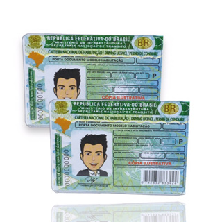 2 Porta Documento CNH Protetor para carteira de motorista Carteira Nacional de Habilitação em Oferta na Shopee
