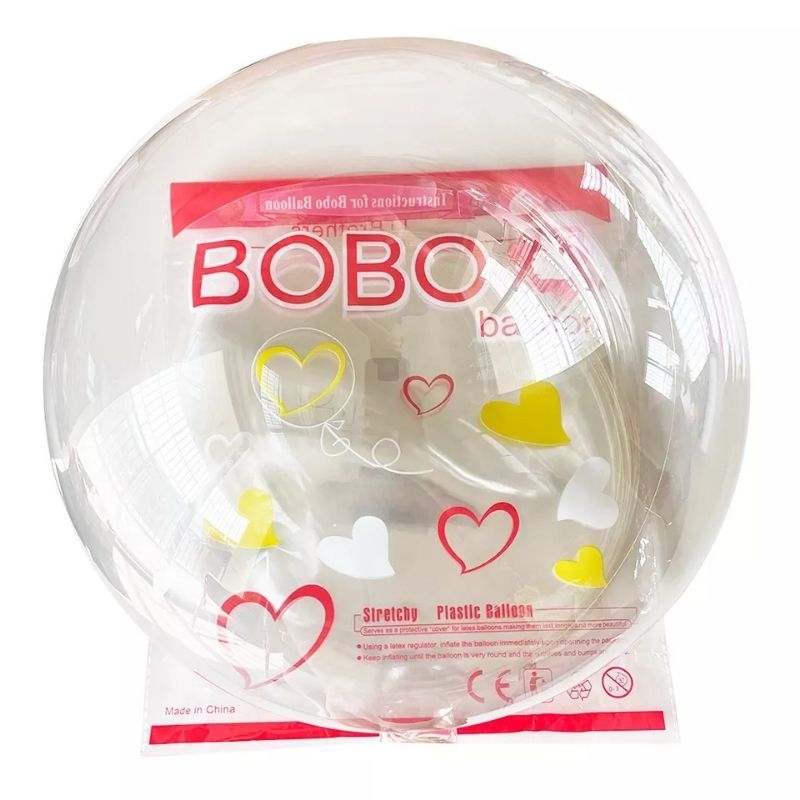 kit 5 Balão Bubble 18 polegadas Balao Bolha Transparente Bexiga Personalizada Buble Balloon em Oferta na Shopee