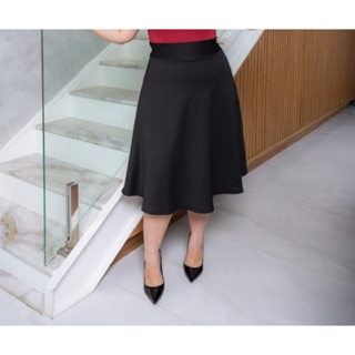 Saia Preta Gode Midi Malha Suplex Moda Feminina Promoção em Oferta na Shopee