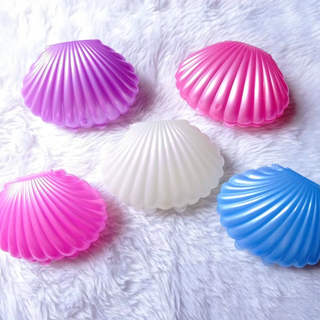 10 Conchas de plástico para Lembrancinhas fundo do mar, sereia, Ariel. Lembrancinhas de aniversário, etc.