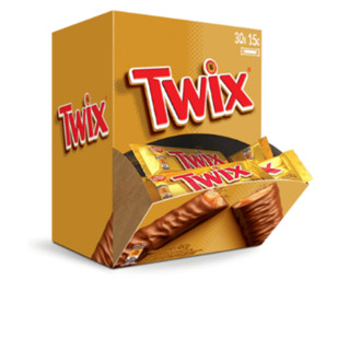 Chocolate Twix Original 15g caramelo crocante Mars - Caixa ou Kit